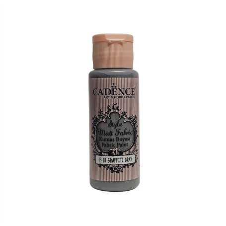 Pintura Textil CADENCE 59ml Graffiti Gray