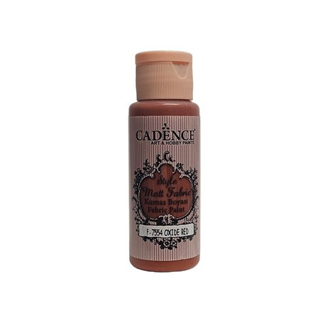 Pintura Textil Oxide Red CADENCE 59ml 