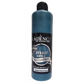 Pintura Acrílica Multisuperficie Hybrid Peacock Blue, 500 ml