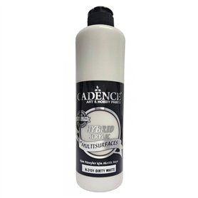 Pintura Acrílica Multisuperficie Hybrid Dirty White, 500 ml