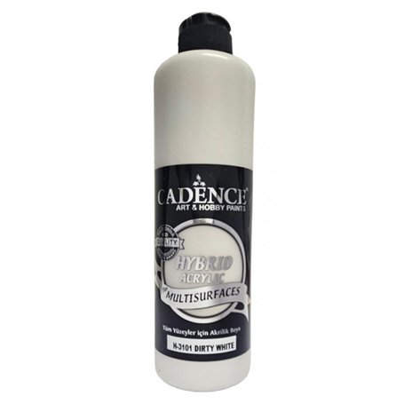 Pintura Acrílica Multisuperficie Hybrid Dirty White, 500 ml