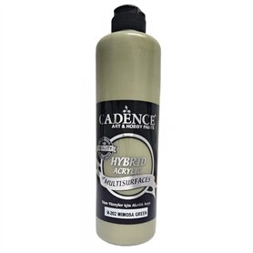 Pintura Acrílica Multisuperficie Hybrid Mimosa Green, 500 ml