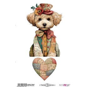 Thermo Transfers 20x30cm (Patchwork Paws IV)