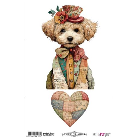 Thermo Transfers 20x30cm (Patchwork Paws IV)