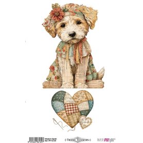 Thermo Transfers 20x30cm (Patchwork Paws I)