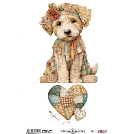 Thermo Transfers 20x30cm (Patchwork Paws I)