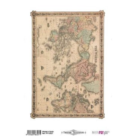 Thermo Transfers 20x30cm (Mapas III)