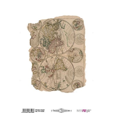 Thermo Transfers 20x30cm (Mapas IV)