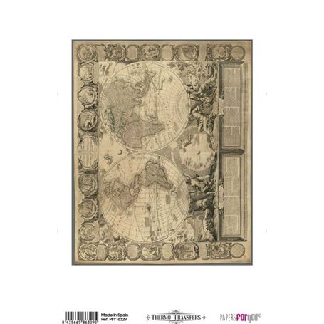 Thermo Transfers 20x30cm (Mapas V)
