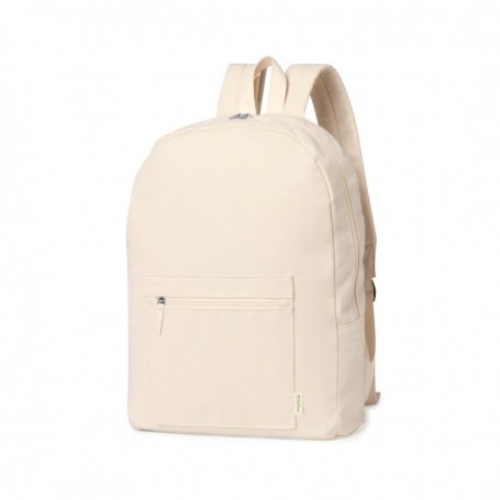 Mochila algodón orgánico nature 34x43x9cm