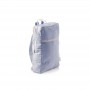 Mochila algodón reciclado azul claro 32x40x7cm