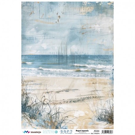 Papel Japonés Soft – Papel decorativo para Decoupage Artesanias Montejo PAPEL DE ARROZ JAPONES A3 30x41cm