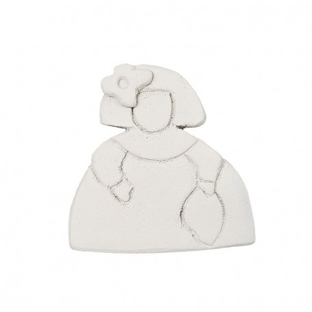 Menina 7x7cm