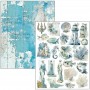 Mixed Media book Edge of the Ocean  A4 Maxi