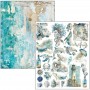Mixed Media book Edge of the Ocean  A4 Maxi