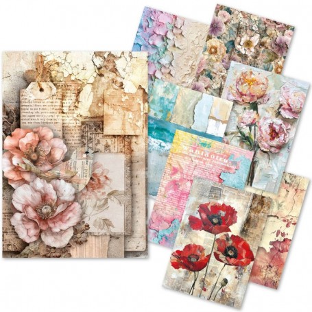 A5 Tissue Paper  Wild Blossom