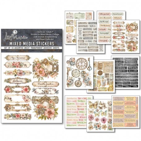 Sticker Set 10/Pkg Lost in Time