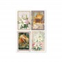 Rice Paper A4 MIXED 4/Pkg Courtly Love