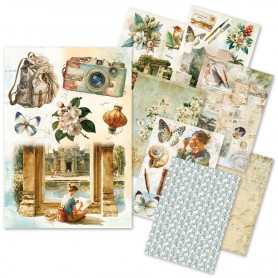 Rice Paper A5 MIXED 8/Pkg Asia Diary