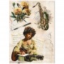 Rice Paper A5 MIXED 8/Pkg Seventies
