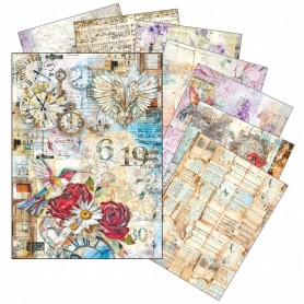 Rice Paper A5 MIXED 8/Pkg The sound of spring