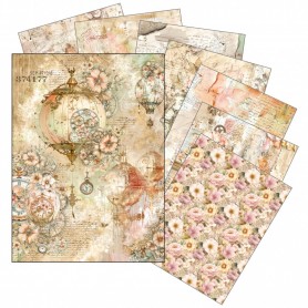 Rice Paper A5 MIXED 8/Pkg Lost in Time