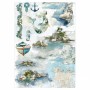 Rice Paper A3 MIXED 3/Pkg Edge of the Ocean