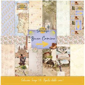 Colección "Buen Camino" 16 Papeles 180gr 30x30cm