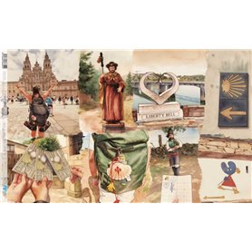 Papel Arroz 54x33 cm 25-30 gr. (Buen Camino IV)
