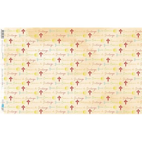 Papel Arroz 54x33 cm 25-30 gr. (Buen Camino VI)