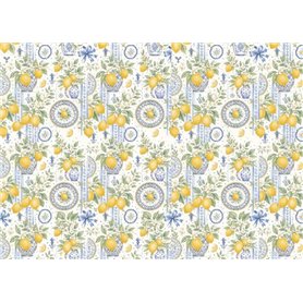 Tela Encuadernar Decorada 70x50cm (Dolce Vita I)