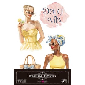 Decorative transfers "Dolce Vita I" 20x30cm