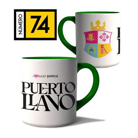 Taza Arraigo Escudo Puertollano.