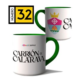 Taza Arraigo Escudo Carrión De Calatrava.
