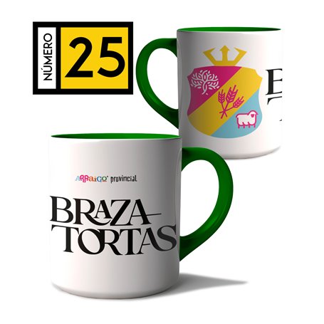 Taza Arraigo Escudo Brazatortas.