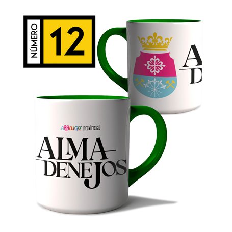 Taza Arraigo Escudo Almadenejos.