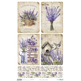 Papel Arroz 54x33 cm 25-30 gr. (Lavender I)