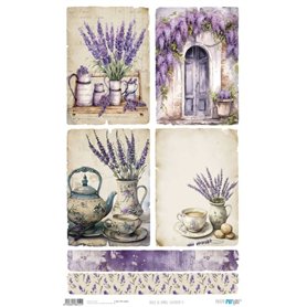 Papel Arroz 54x33 cm 25-30 gr. (Lavender II)