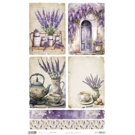 Papel Arroz 54x33 cm 25-30 gr. (Lavender II)