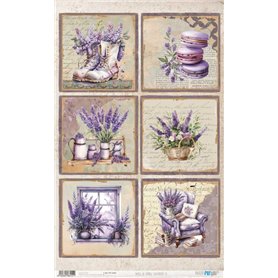 Papel Arroz 54x33 cm 25-30 gr. (Lavender III)