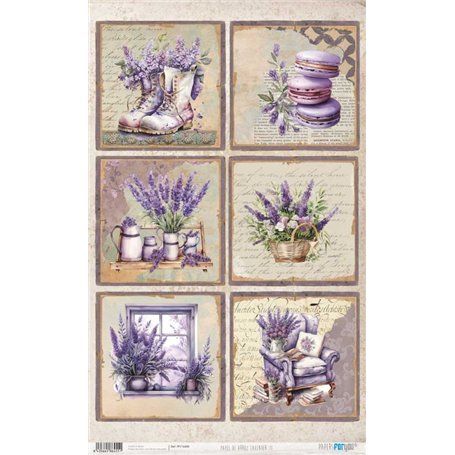 Papel Arroz 54x33 cm 25-30 gr. (Lavender III)