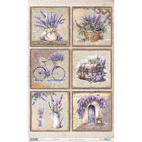 Papel Arroz 54x33 cm 25-30 gr. (Lavender IV)