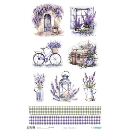 Papel Arroz 54x33 cm 25-30 gr. (Lavender V)