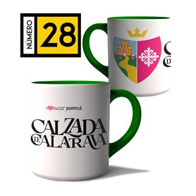 Taza Arraigo Escudo Calzada De Calatrava.