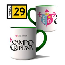 Taza Arraigo Escudo Campo De Criptana.