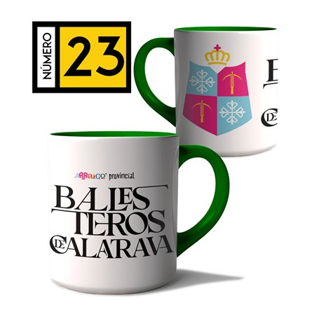 Taza Arraigo Escudo Ballesteros De Calatrava.