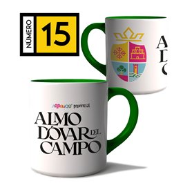 Taza Arraigo Escudo Almodovar Del Campo.