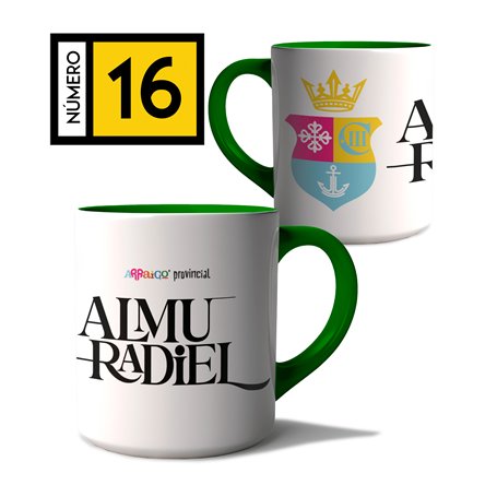 Taza Arraigo Escudo Almuradiel.