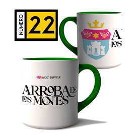 Taza Arraigo Escudo Arroba De Los Montes.