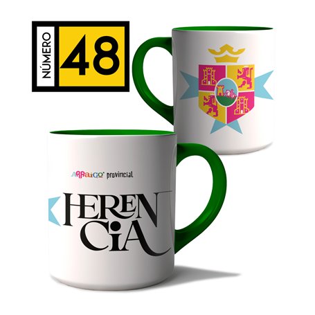 Taza Arraigo Escudo Herencia.